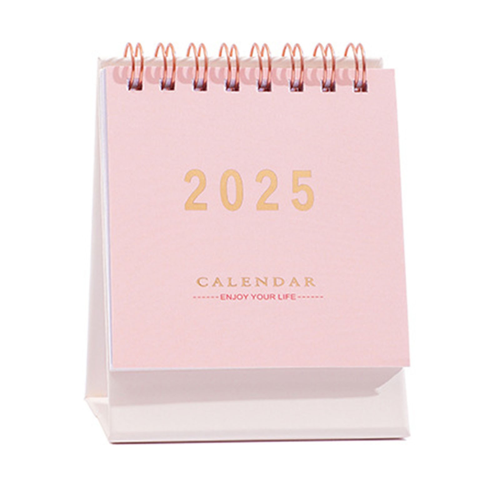 Small Desk Calendar 2025 Simple Solid Color Morandi Calendar Desktop Memo Memo Message Widget